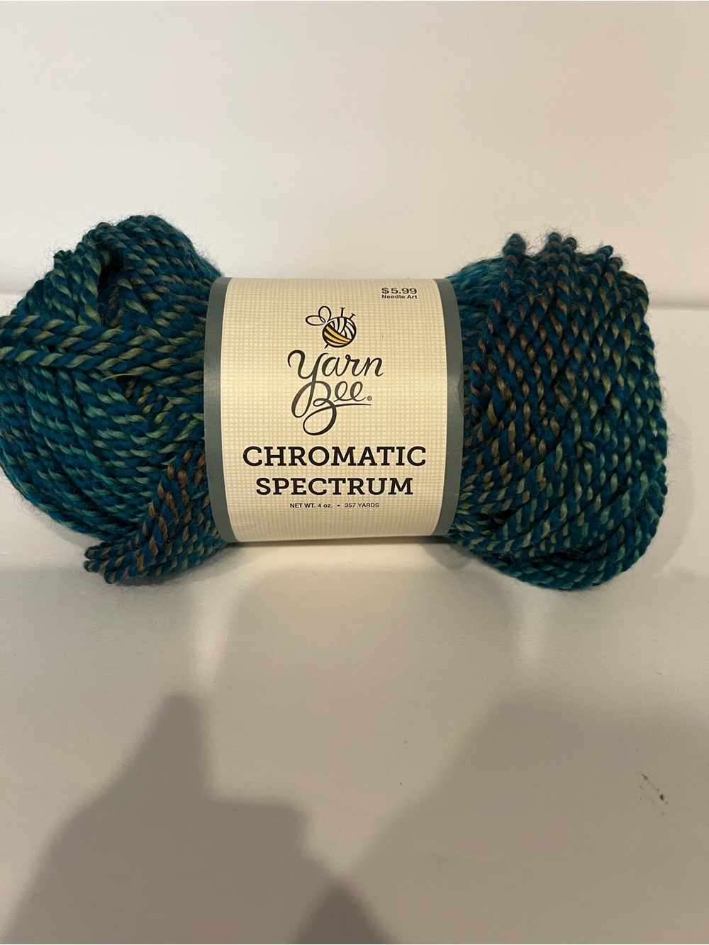 Yarn Bee CHROMATIC SPECTRUM Yarn IT'S AZURE 100 % Acrylic 4oz/ 357yds Lot 651930